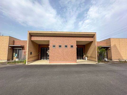 ゆったりとしたエントランス