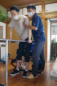 訓練室でのサポート