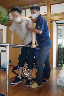 訓練室でのサポート