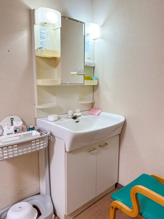 ゆとりの洗面台