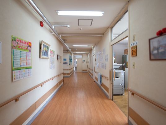 温かみのある廊下