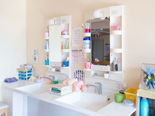 整理された洗面スペース