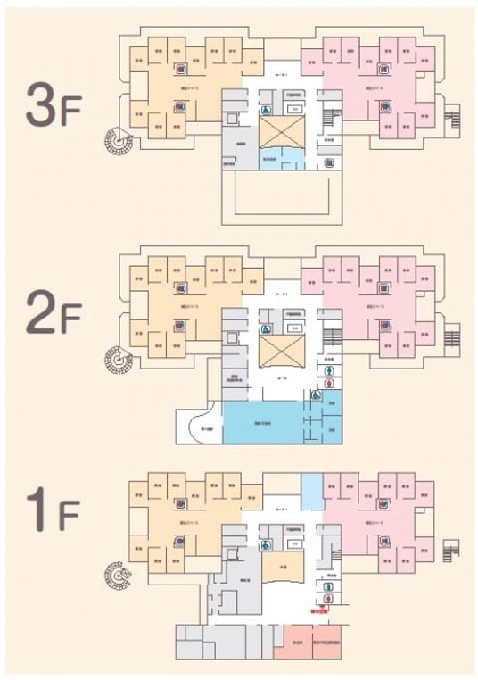施設の見取図