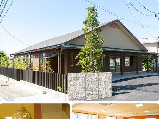 落ち着いた外観の建物  