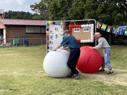 競技が行われる草地