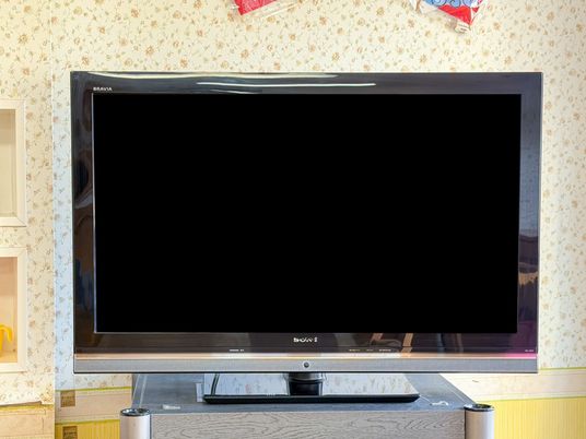 テレビ画面の側面