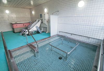 機能的な浴室