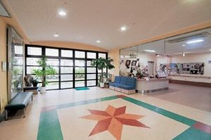 広々としたロビー