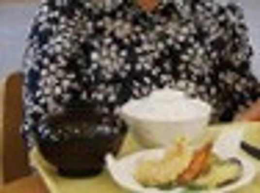 和風の食事の様子