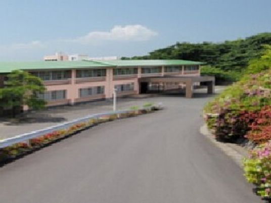 緑に囲まれた施設外観  