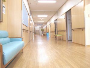 広々とした廊下