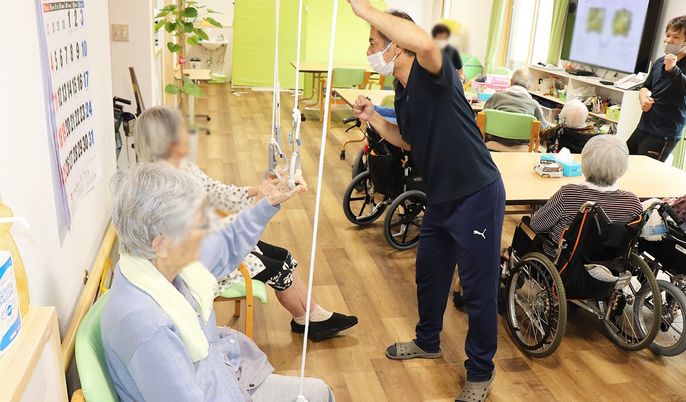 活動中の室内