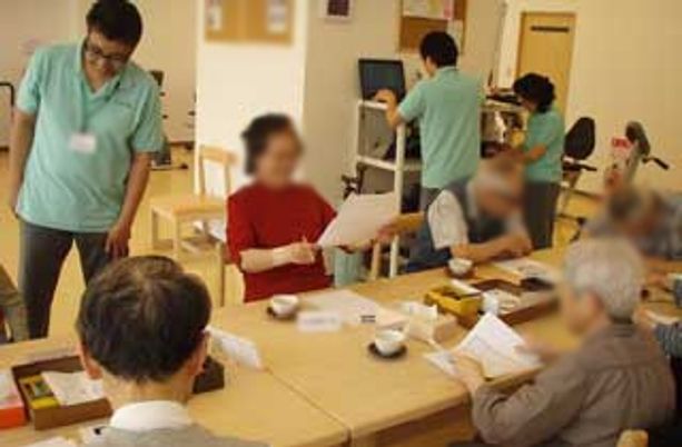 活動中の集合室
