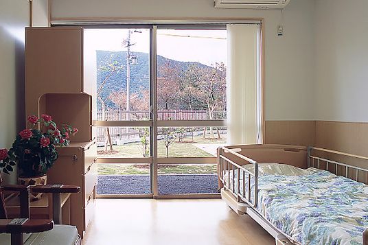 景色を望む居室