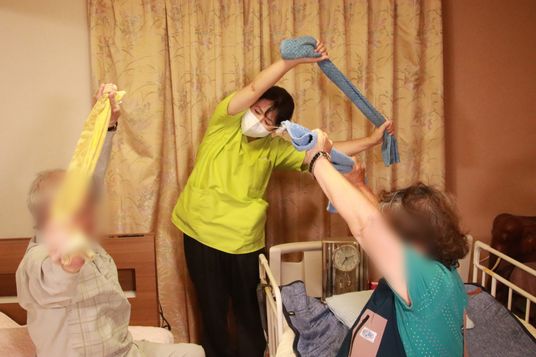 体操中の様子