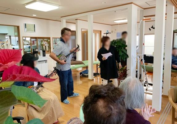 楽器演奏の雰囲気あるフロント