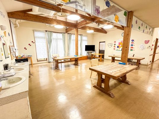 自然光が心地良い室内