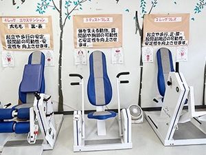 エクササイズ器具の訓練室