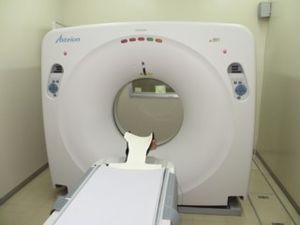 CT検査機器のある室内  
