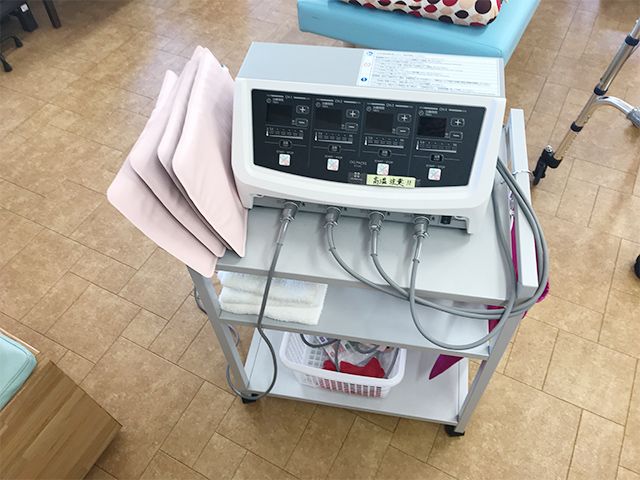 機能訓練用機器 機能訓練室 体のリハビリに役立つ機器が揃っています。機能訓練を通じて、体のケアを考えている方に。