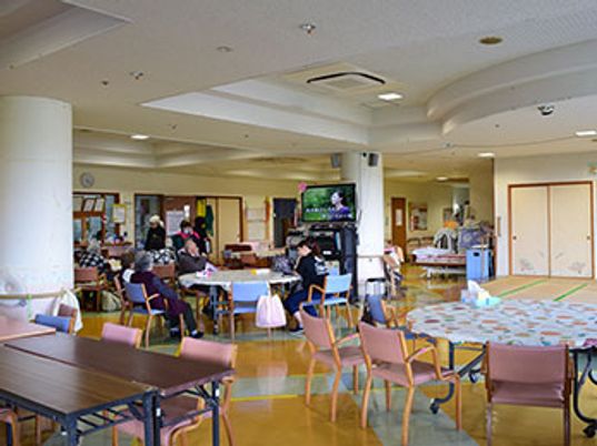 和やかな共有スペース