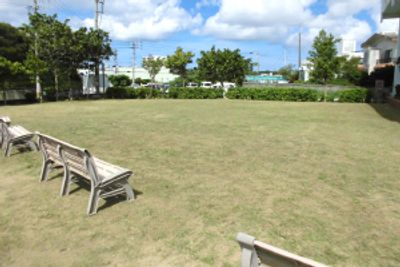 広々とした庭