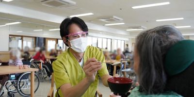 広々とした食堂