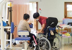 機能訓練の様子