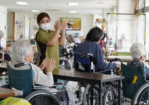明るい共有スペース