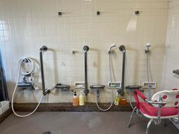 ゆったりとした浴室