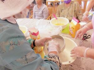 調理中の様子