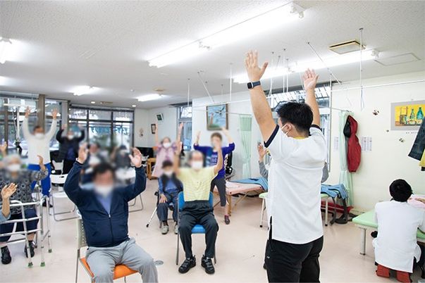 機能訓練の様子