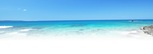 青い海と空の海岸