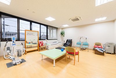 明るい機能訓練室