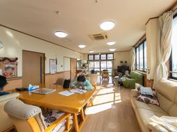 共有スペースの日差しの様子