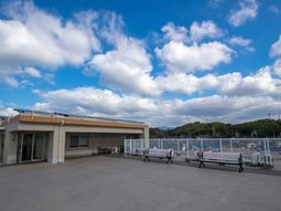 開放的なテラス空間
