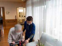 介護職員と利用者の瞬間