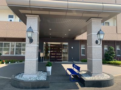 歓迎のエントランス