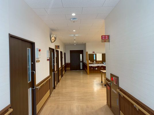 落ち着いた廊下