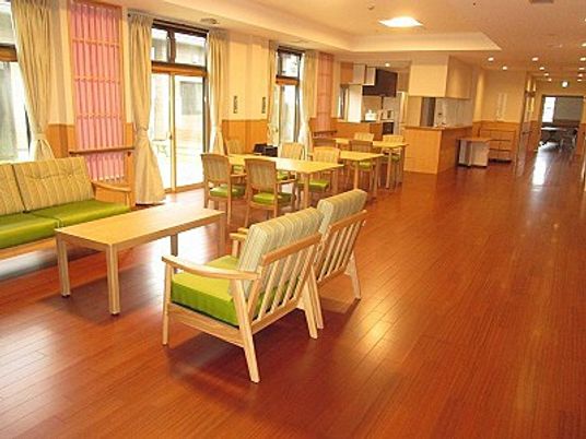 暖かみのあるリビング