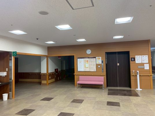 落ち着いたエントランス