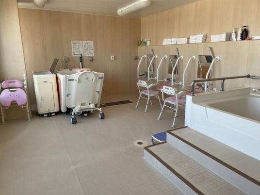 浴室の介助機器  