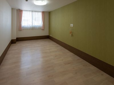 ゆとりのある空間の居室