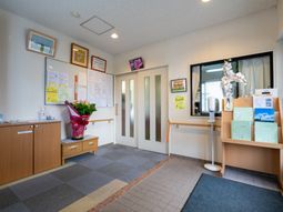 明るいエントランス