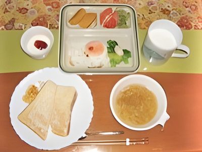 バランスの取れた朝食セット