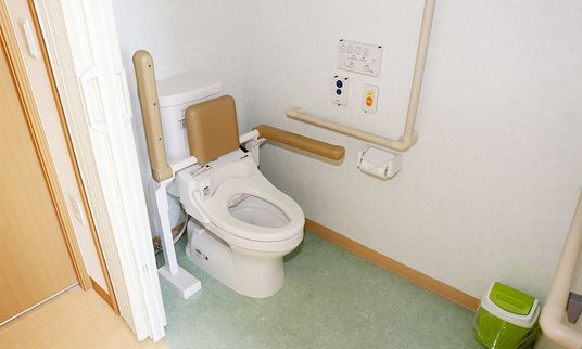 快適な設備のトイレ