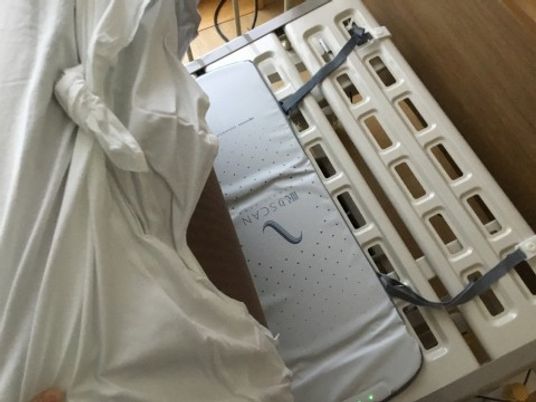 電動ベッドの居室  