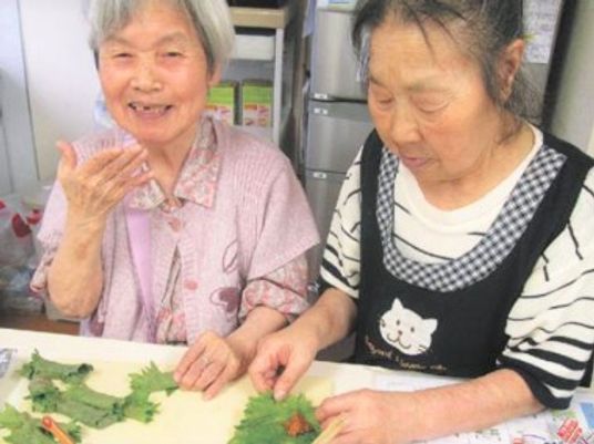料理活動中の利用者様