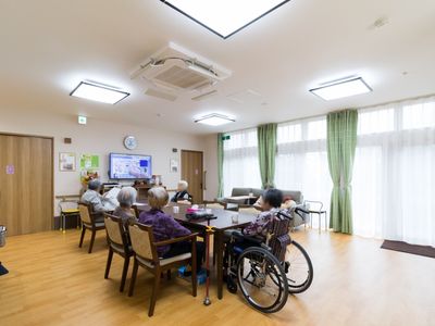 共用スペースの日常風景