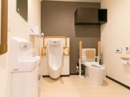 バリアフリーのトイレ設備